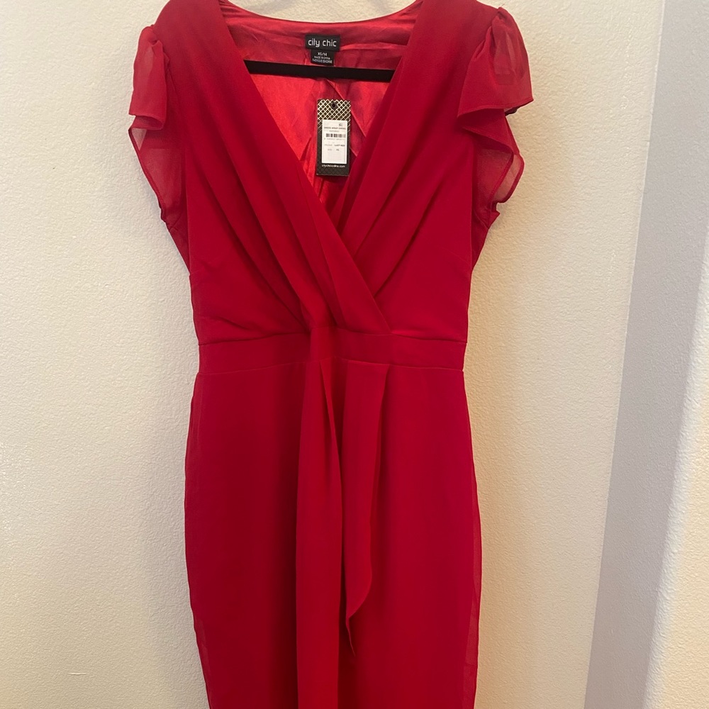 City Chic Red Dress